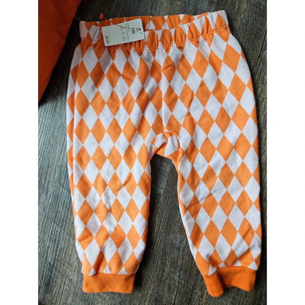 Cat & Jack pumpkin 2piece outfit size 18 month NWT